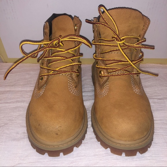 TODDLER TIMBERLAND PREMIUM 6-INCH WATERPROOF BOOTS, Size 8, Used! - Picture 2 of 7